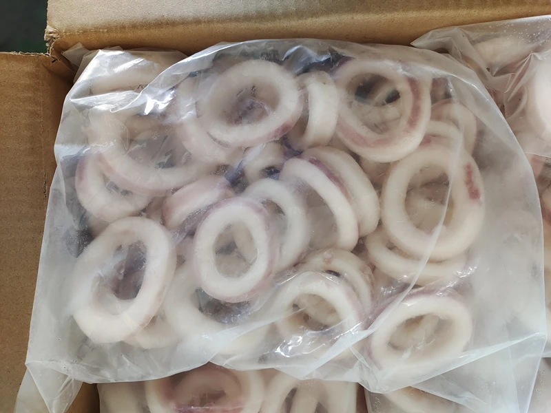High quality manufacturer frozen giant squid squid rings indian ocean squid ring 3-8cm