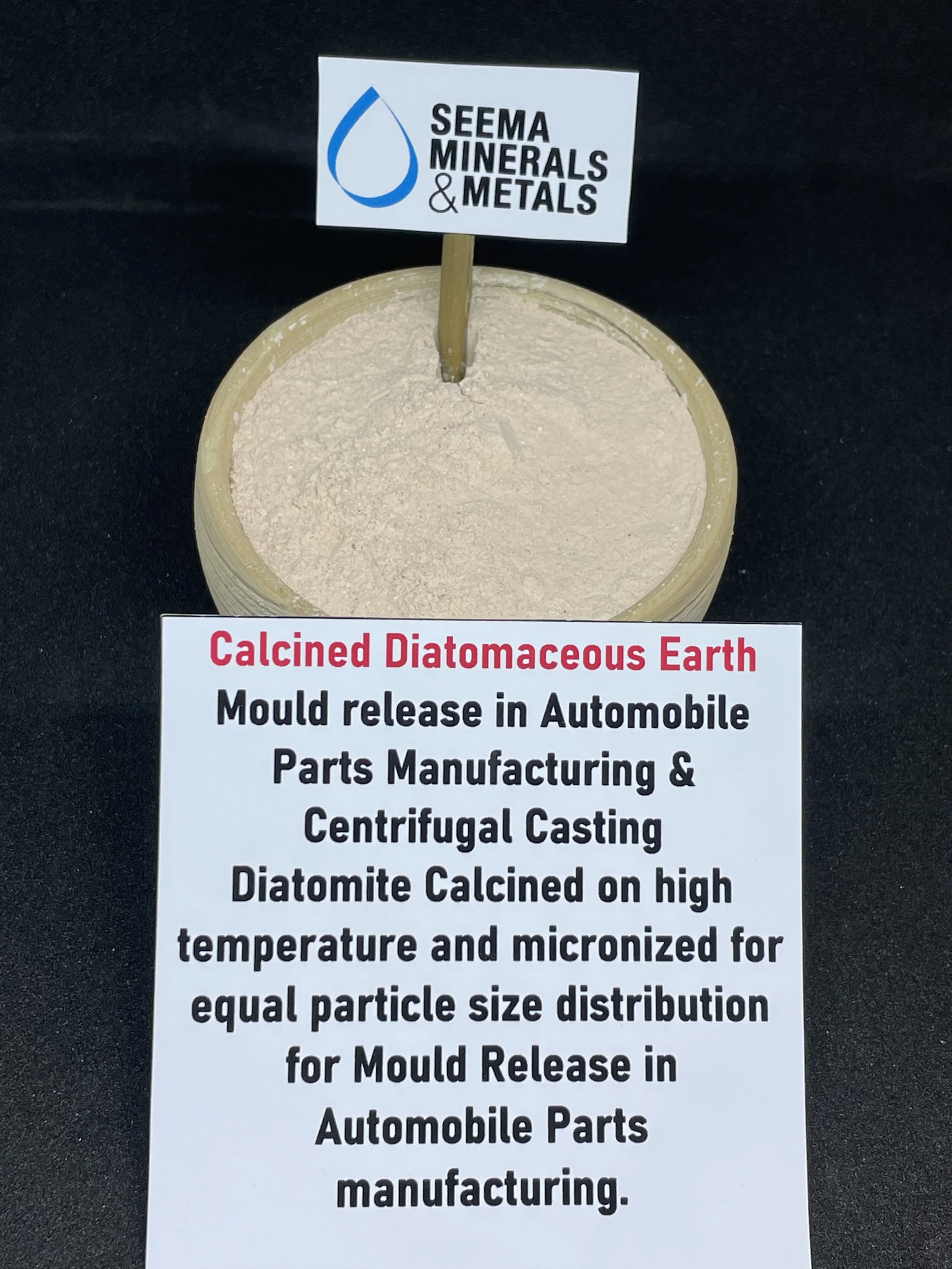 Calcined Diatomaceous Earth (Kieselguhr) Powder for Mould Release Centrifugal Casting