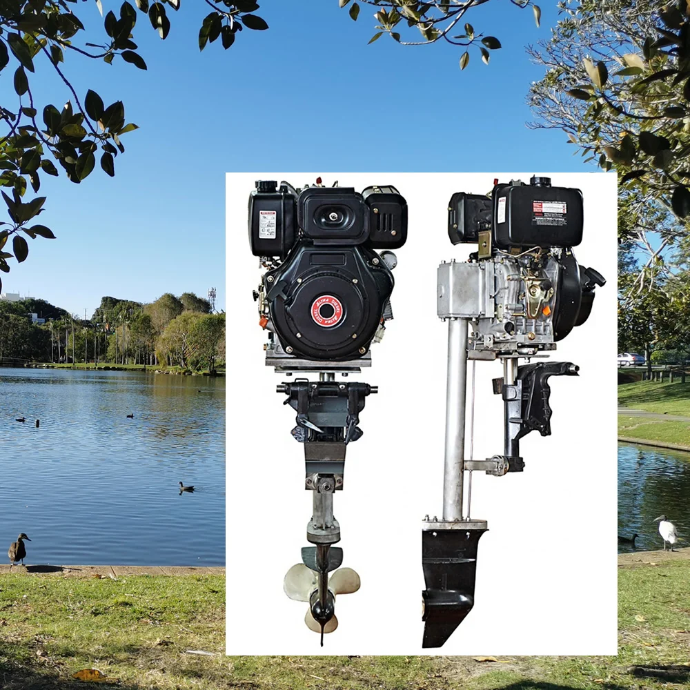 8hp Open/Air cooled Diesel Outboard Motor