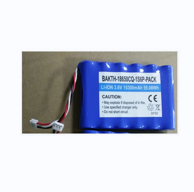 BAKTH-18650CQ-1S6P-PACK 3,6 В 15300 мАч Заводская цена литий-ионный аккумулятор аккумуляторная батарея