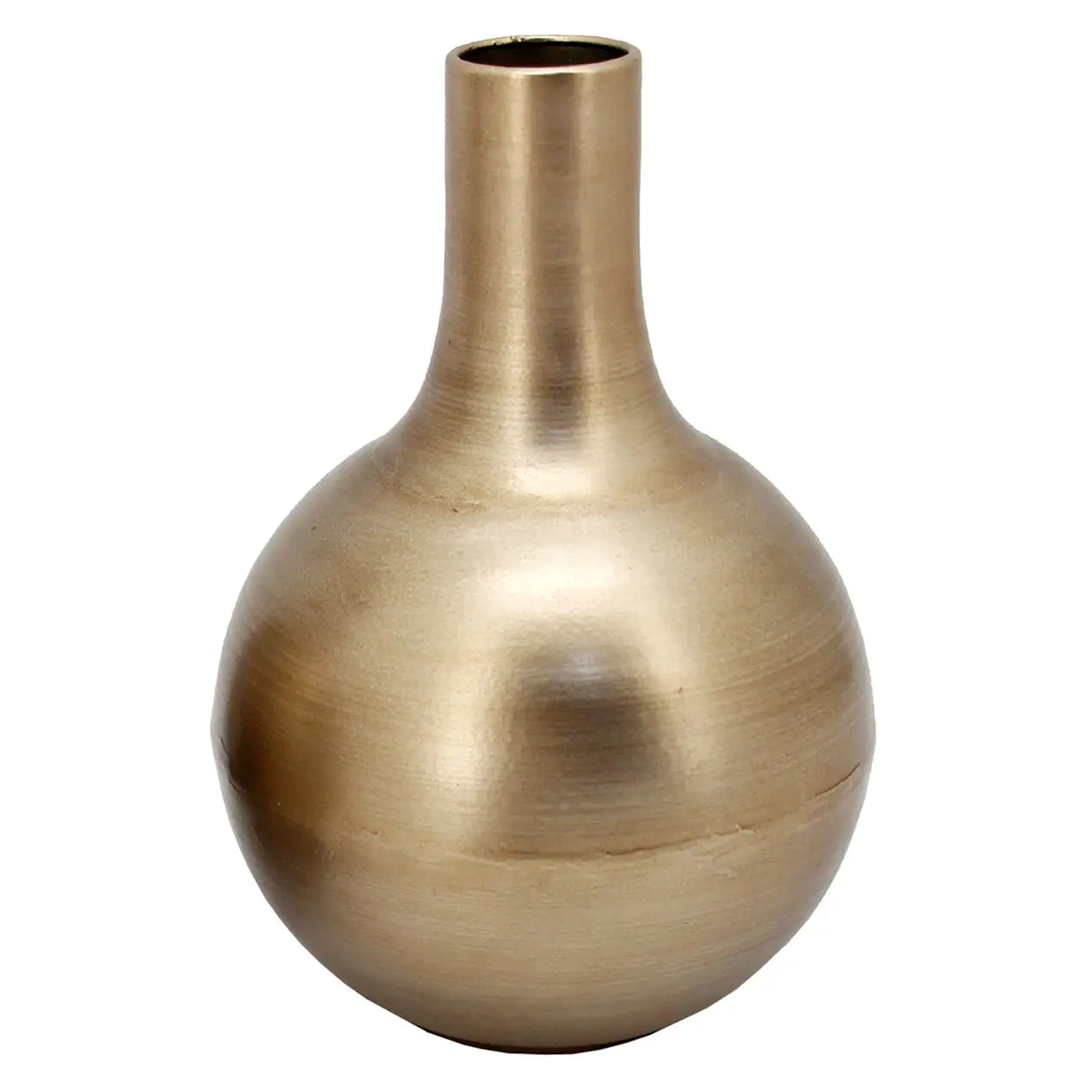 Galvanized Vase Gold Plated Iron Sheet with Flower Design Shiny Hammered Look for Wedding Home Decor Made from Steel Aluminium