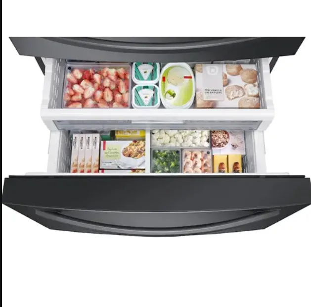 28 куб. М. 4-холодильника двери с 21,5 сенсорный экран семья из нержавеющей стали