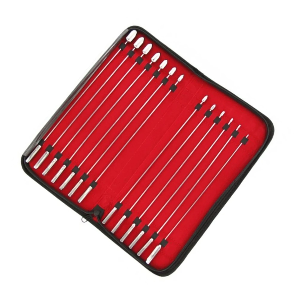 BAKES ROSEBUD SOUNDS DILATOR UTERINE URETHRAL DIAGNOSTIC GYNECOLOGY SINGLE ENDED 13 PIECES SET SURGICAL KIT       MGI-228