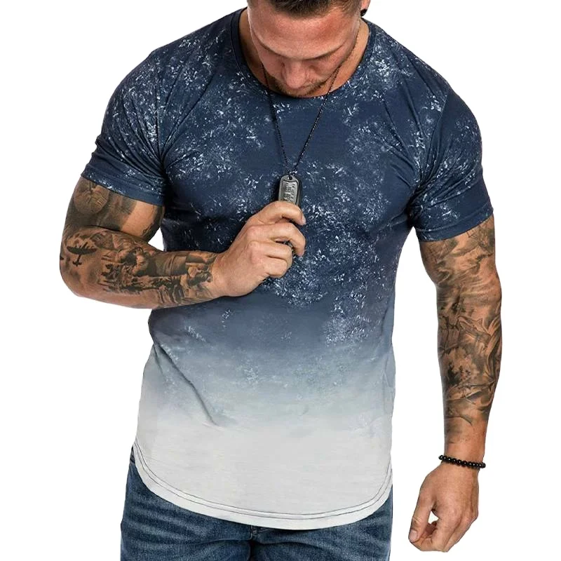 Gradient Color Boys T Shirts Top Trending Fitness Wears Custom Made Logos High Quality Sublimation T Shirts BY XAPATA SPORTS