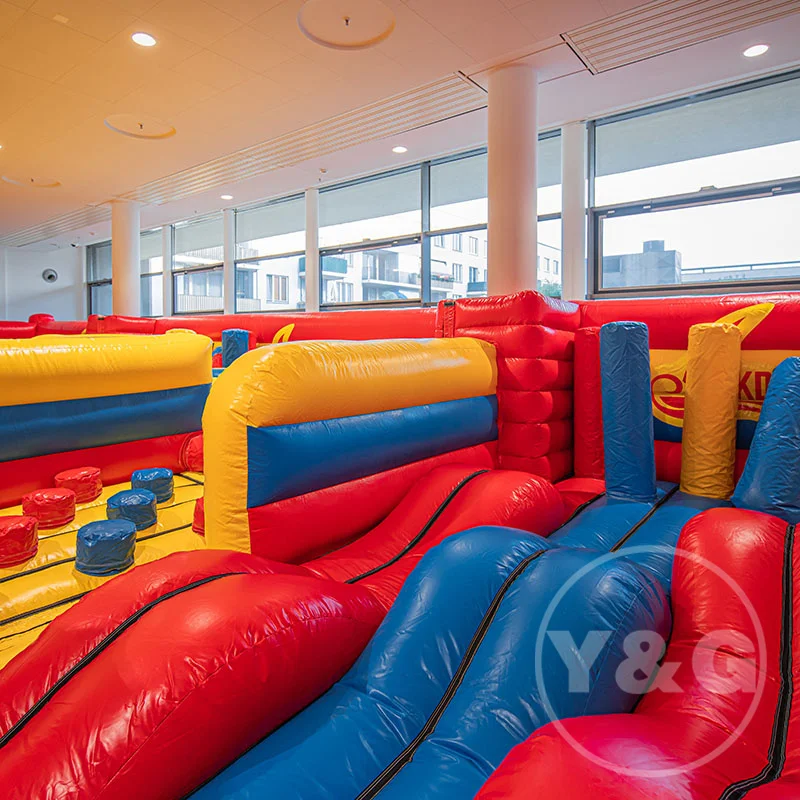 Y&G play ground obstacle course Jungle House adult and kids inflatable trampoline for park theme park indoor inflatable park