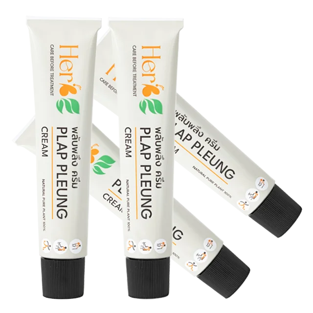 Herbe PLAP PLEUNG Cream Reduce Pain in Ligaments, Joints and Muscles, Natural Ingredients Light Texture Absorbs Quickly.
