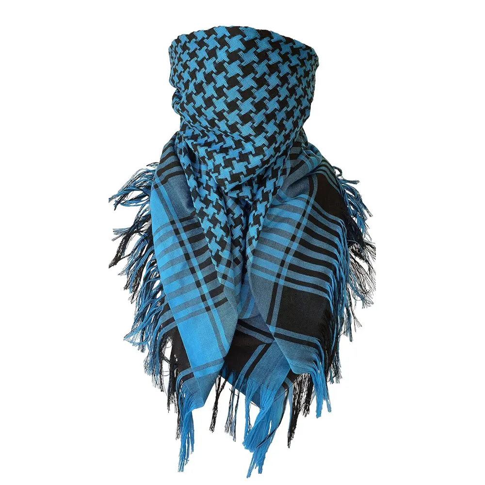 Shemagh 100% хлопок для мужчин 2023 новый стиль дизайн палестин шарф Keffiyeh высокое качество Turma Ai головной платок вышивка
