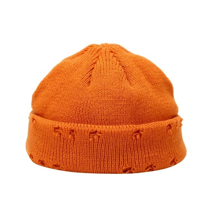 Premium Quality Custom logo Knit Winter Hat Keep Warm Unisex Couple Knitted Beanie Hat with custom logo Streetwear Comfort Fit