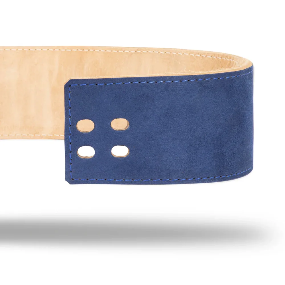 SAAR INDUSTRIES Lever Powerlifting Belt (13mm) Navy 100% Original Cowhide Leather Back Support Fitness Safety Brand New Belt