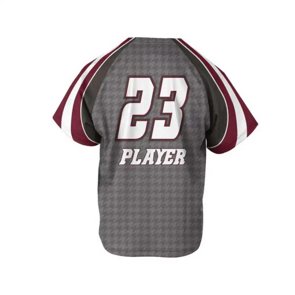 New Design Fully Customize Logo Lacrosse Jerseys  Sports Custom Sublimated Reversible Lacrosse Jerseys