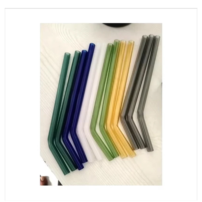 100 % Natural Color Reusable Glass Straw At Discounted Price From Best Manufacturer