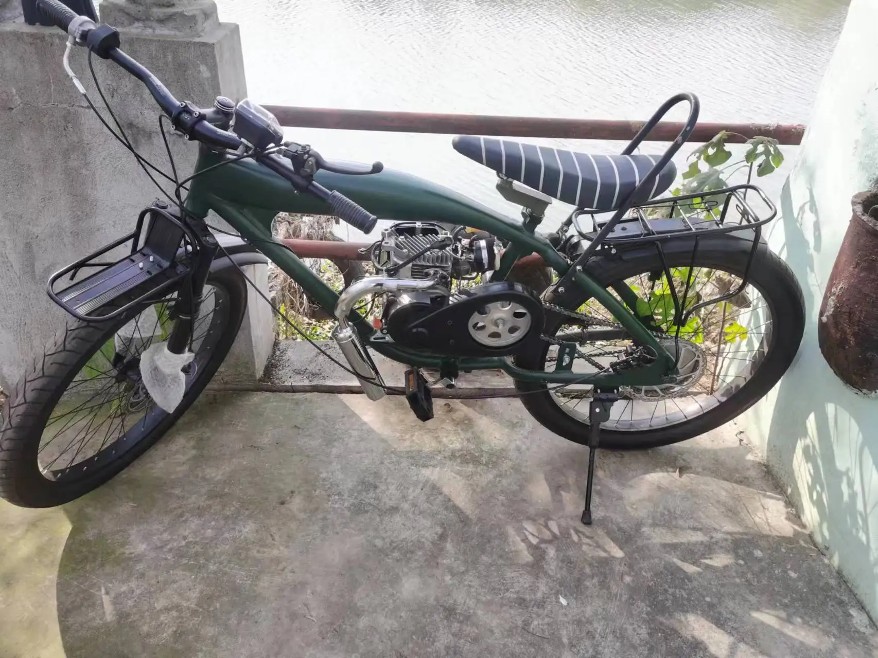 Высококачественный велосипедный двигатель 50CC 60C 80CC 100CC 110CC с воздушным охлаждением, 1-цилиндровый велосипедный двигатель в сборе