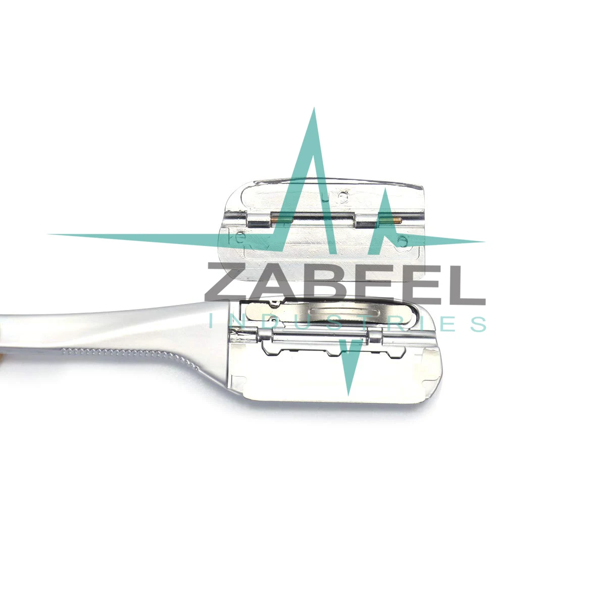 Straight Edge Razor Acrylic Scale with 10 Double Edge Blades Professional and Close Shaving By ZaBeel Industries
