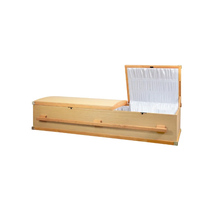 Luxury Caskets And Coffins Wooden Coffin Elegant Funeral Best Price Using Natural Material Cremation Casket Casket Coffin