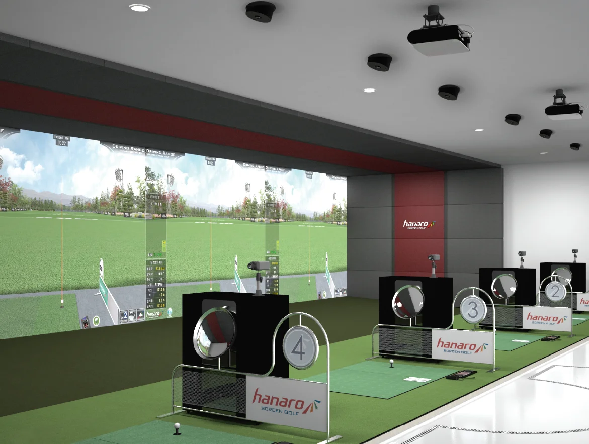 Hanaro Vision Plus HDR  Golf Simulator  - Full HD Newest Best selling for adults for women for men safe