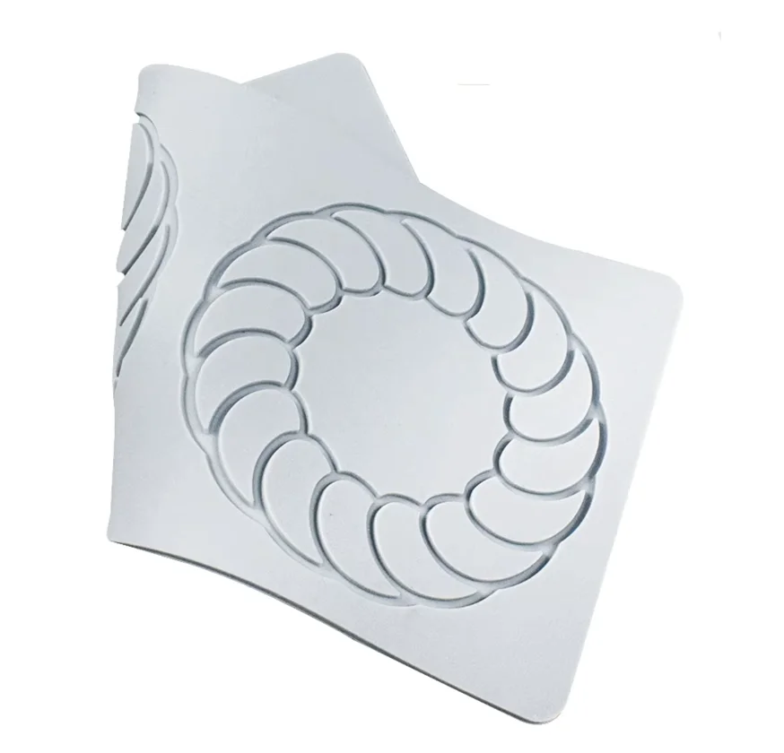 Cut-out pepper ring lace DIY cake decoration silicone fondant mold Candy cookie eye baking mold chocolate mold