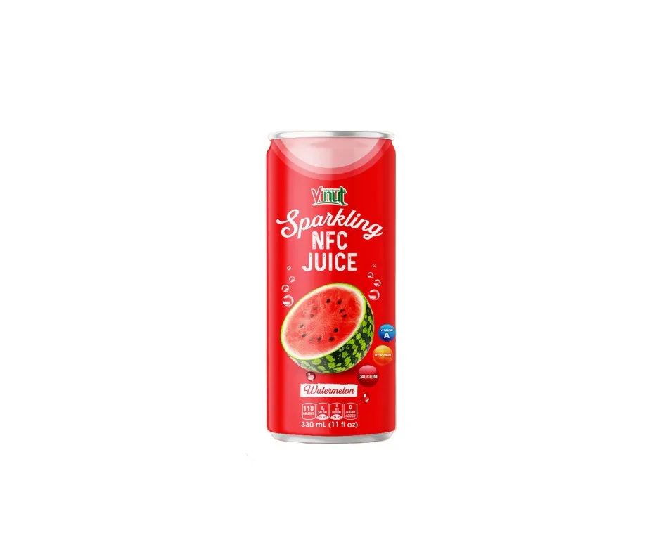 330ml VINUT Best Selling Energy Boots Sparkling Watermelon Juice Drink Ready To Ship Made in Vietnam Factory (OEM, ODM)