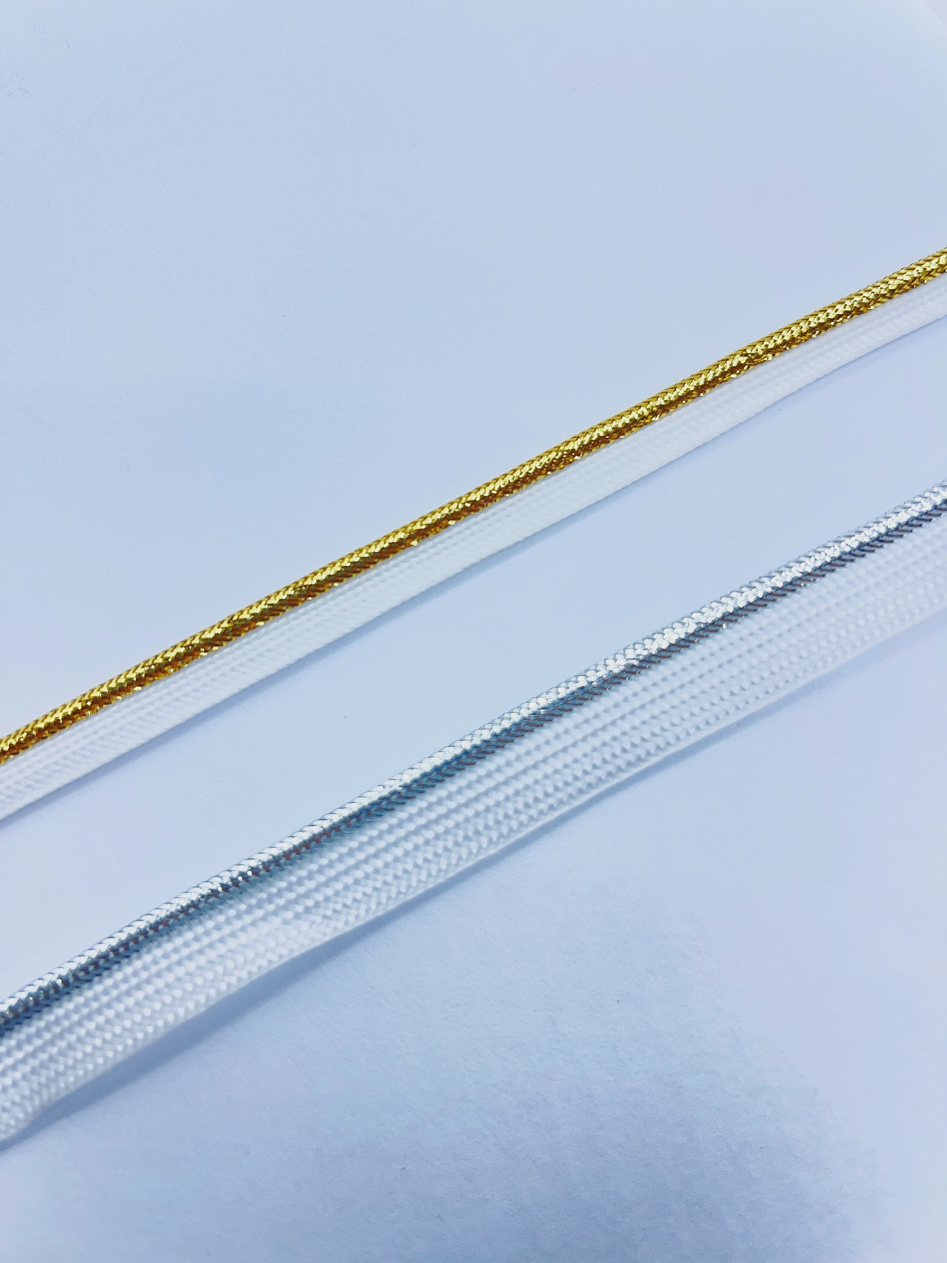 Wholesale Durable 10mm PP Gold Black Lurex Piping Cord for Bedding