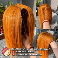 Virgin Human Hair Wigs Unprocessed Raw Virgin Cuticle Aligned Hair Vietnamese Hair