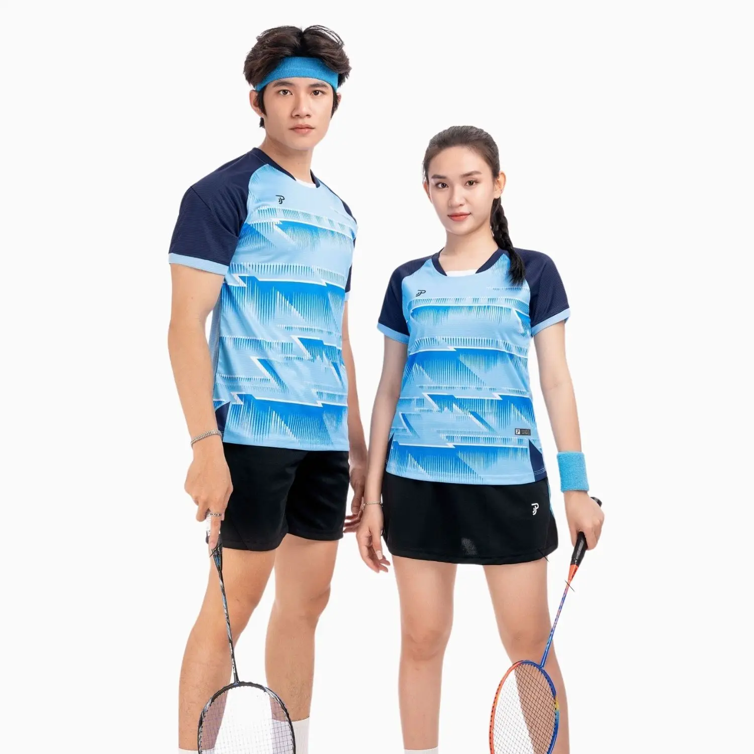 Ready To Ship Best Price Unisex High Quality Quick Dry Sporty Badminton Jersey Custom Fitness Sports Shirt Adults JP SMASH