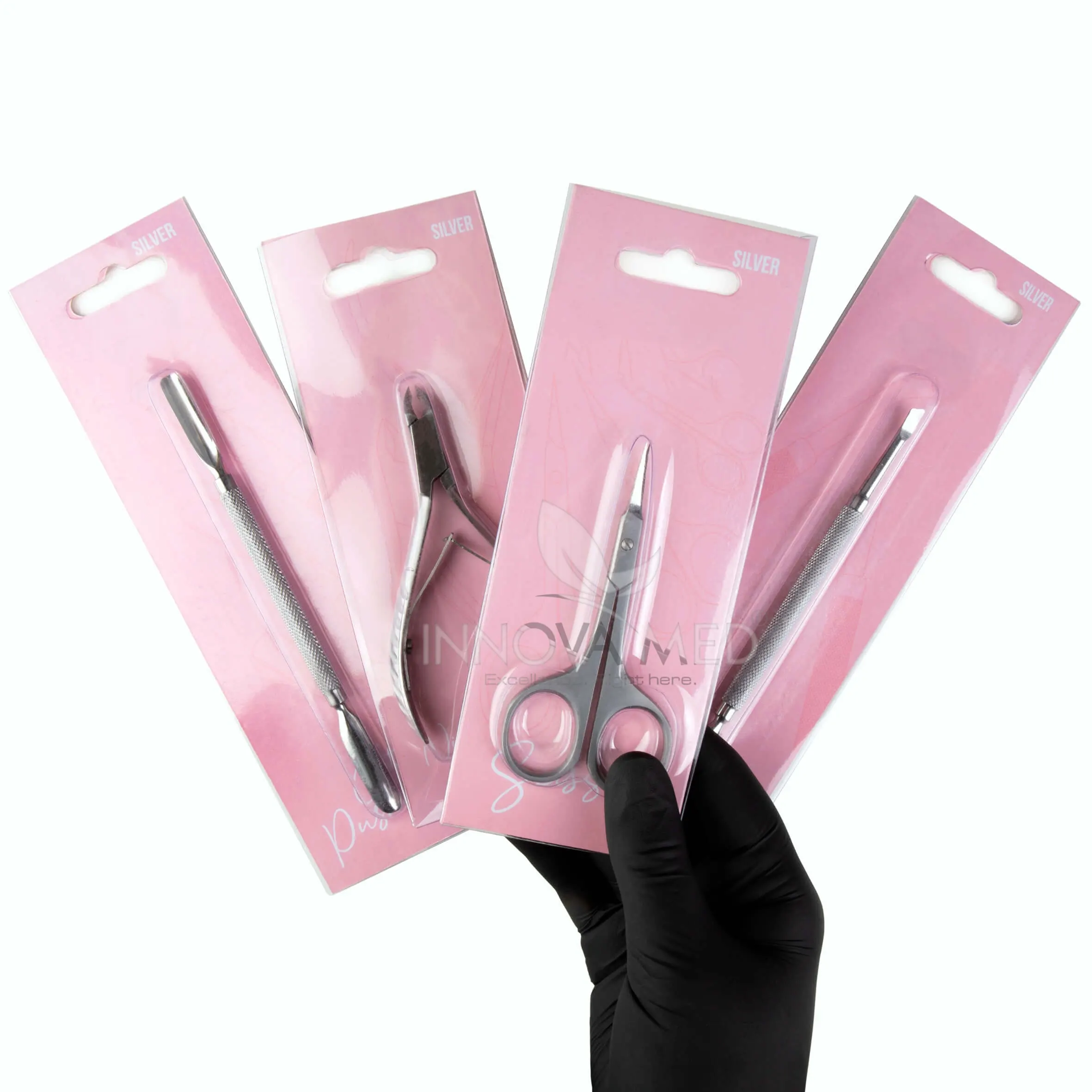 Wholesale Manicure Tools Cuticle Scissors Cuticle Nippers Nail Nippers with Custom Private Label and Blister Packaging