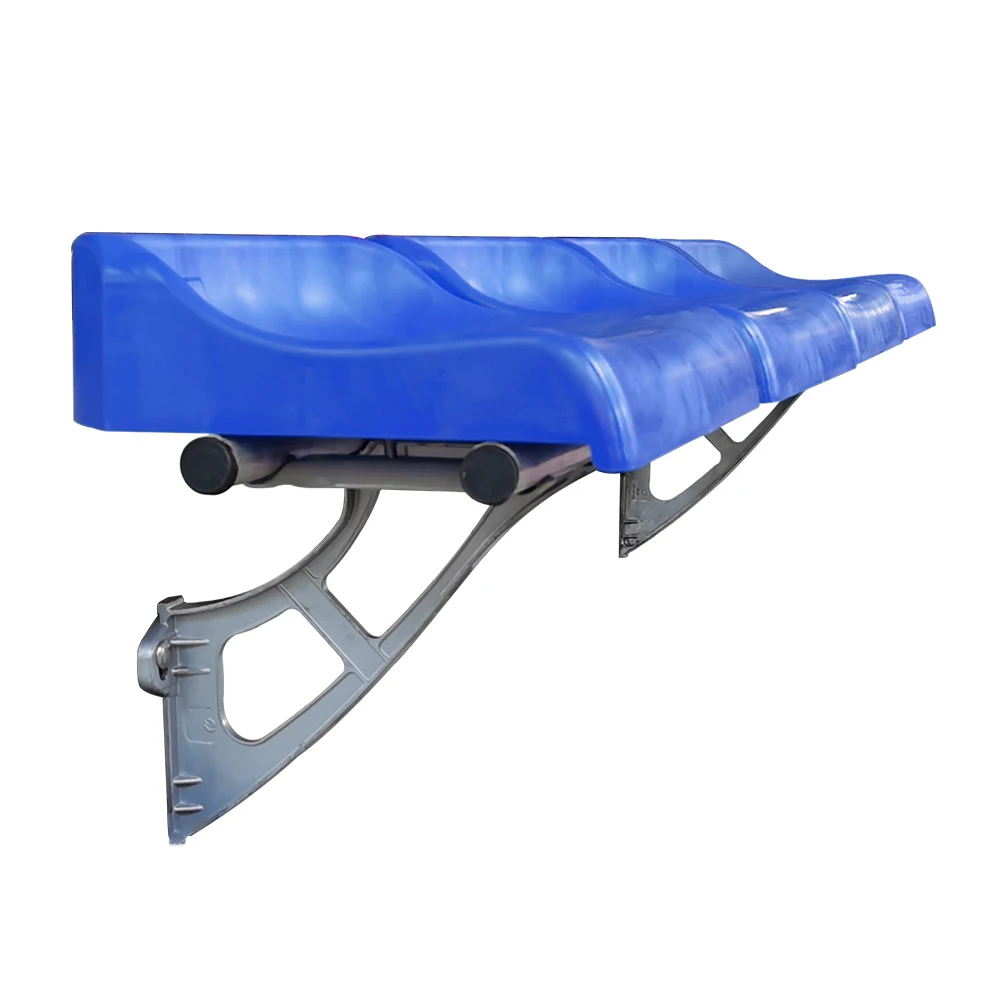 Fixed plastic bucket  seat outdoor stadium seat with low back