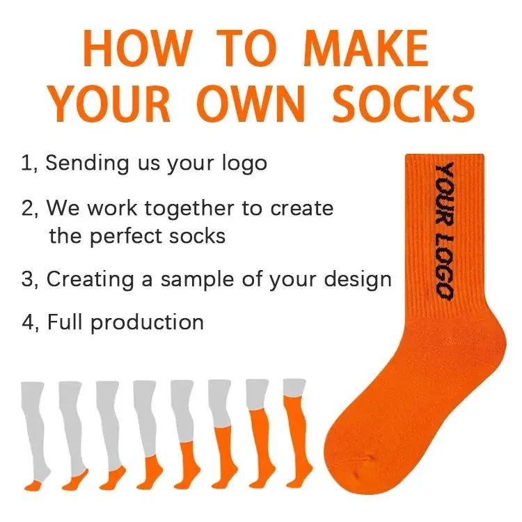 Whale Custom Own Logo OEM Men Women Unisex Designer Fashion Funny Cotton Happy Crew Dress Tube Socks Manufacturer