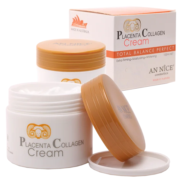 AN NICE Australia Total Balance Placenta Collagen Face Cream: Perfect for Extra Firming, Moisturizing, and Whitening, 100 ML.
