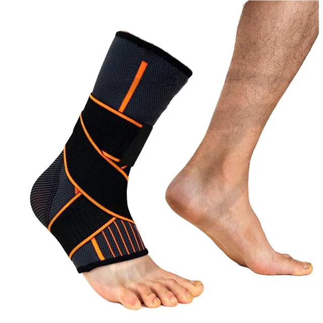 Регулируемый эластичный бандаж для ног лодыжки подкладка поддержки пятки Защитная повязка 2023