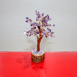 Handmade Crystal Stone Chips Trees Amethyst Gemstone Tree for Decoration and Gift available at Reasonable Price in India