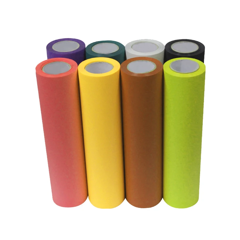 Wholesale price PVC vinyl HTV sheet Rolls heat transfer vinyl For T-shirt Custom Logo For Clothing