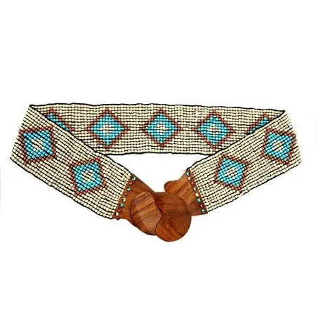 Stylish Seed Beads Embroidery Balt New Design Color  Beaded Embroidery Light Weight  Belt Handcrafted Seed Beads Belt