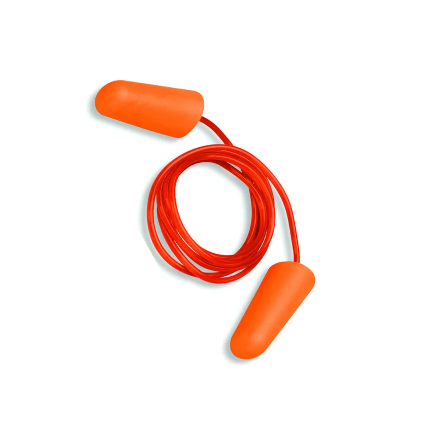 Top Selling disposable earplugs with NRR 32dB, orange, cord ear plugs noise cancelling hearing protection from Vietnam