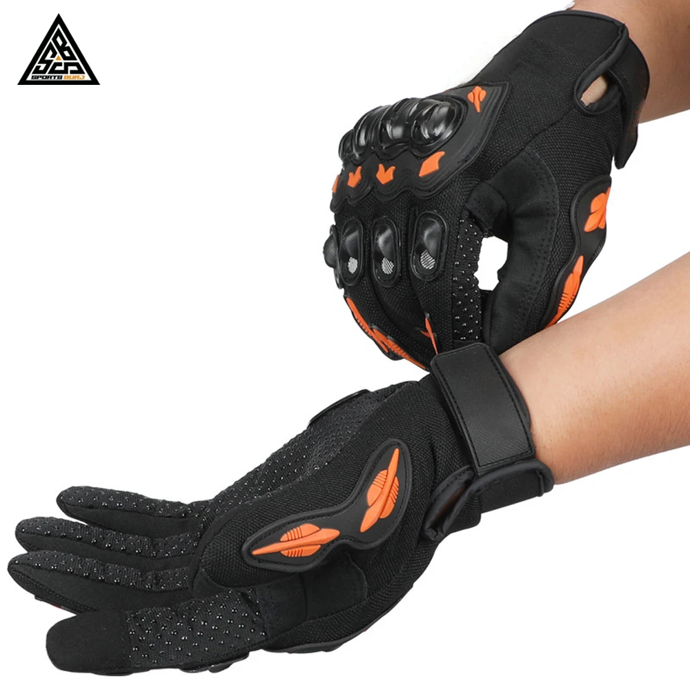 Best Wholesale Unique Motorcycle Riding Gloves Short Leather Pro Motocross Leather Racing Gloves
