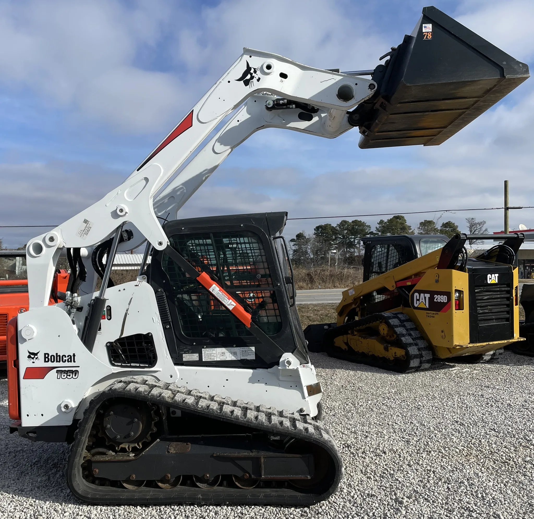Ready for shipping used  2017 Bobcat T650 skid steer loader mini skid steer