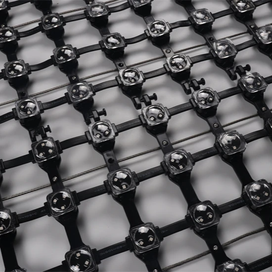 P62.5 Sign Board Signage Advertising Outdoor Led Screen Flexible LED Mesh Screen