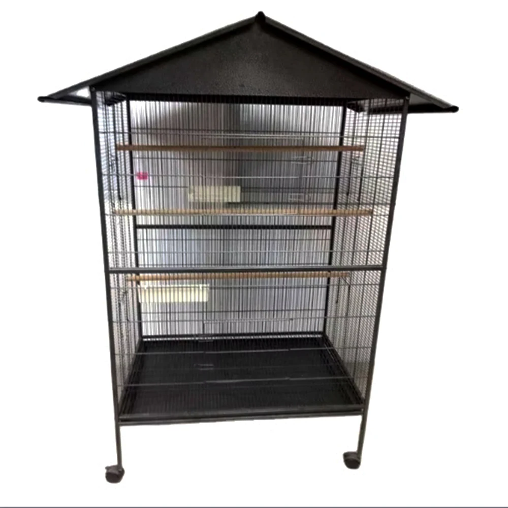 Wholesale cheap price metal parrot cage bird breeding cage canary aviary outdoor for sale