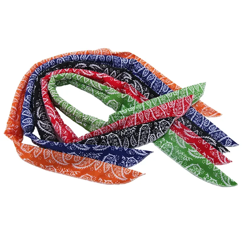 Summer Sports Neck Gaiter Cooling Tube Ice Headband Fashion Printing Outdoor Cool Scarf For Pet