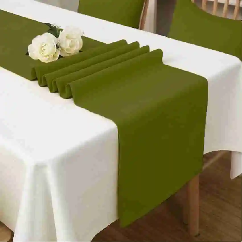 Wholesale Custom Logo Christmas Table Runner Custom Printed Table Runner Cotton Linen Table Runner