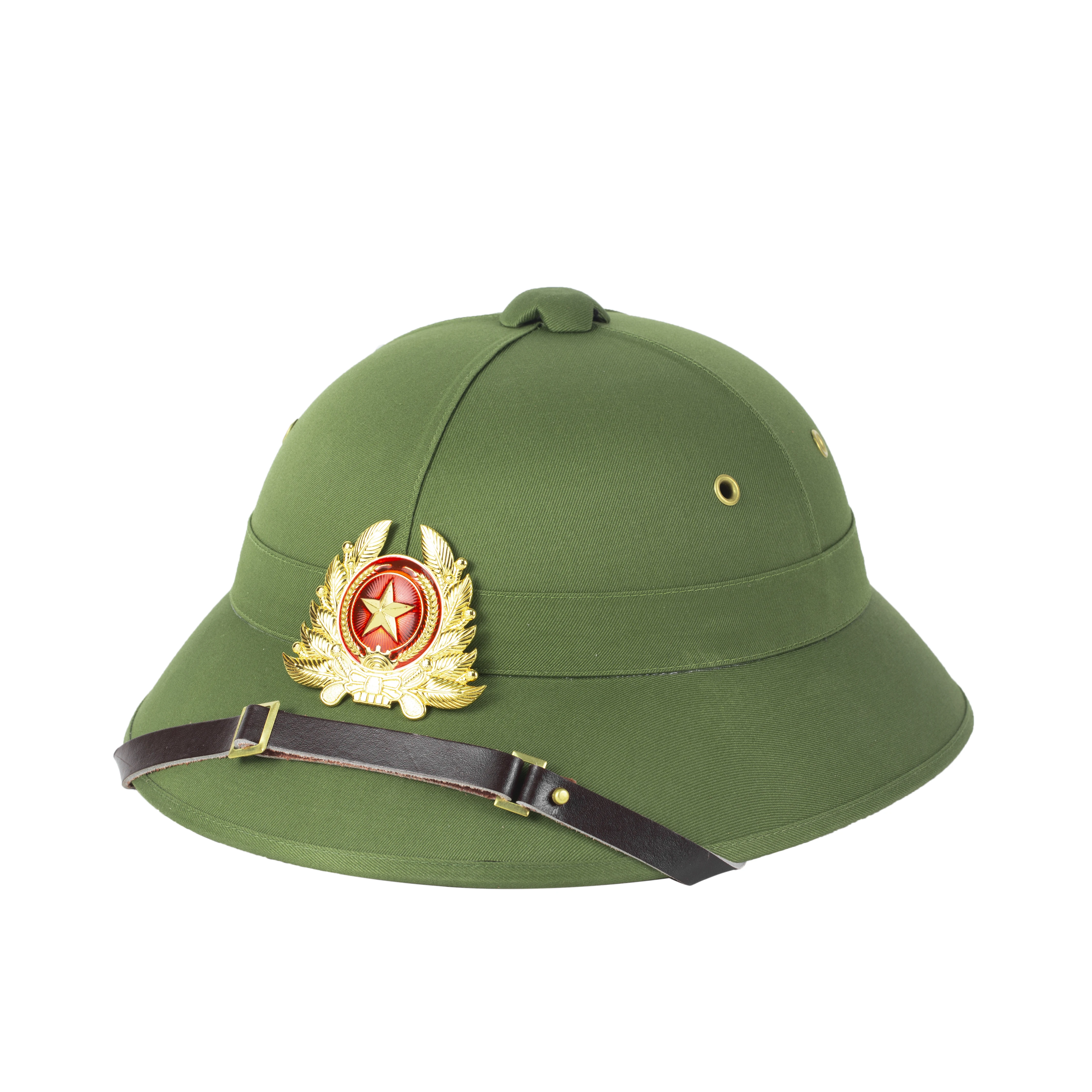 VIETNAM STYLE  HELMET WITH A BADGE FOR OUTDOOR ACTIVITIES