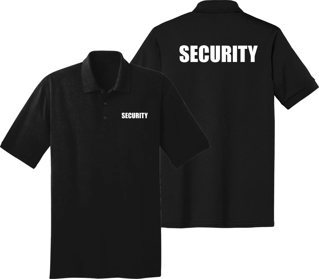 Униформа охранника 180 рубашки поло gsm с индивидуализированной вышивкой, размер логотипа, дизайн цвета, ткань лучшего качества, рабочая одежда