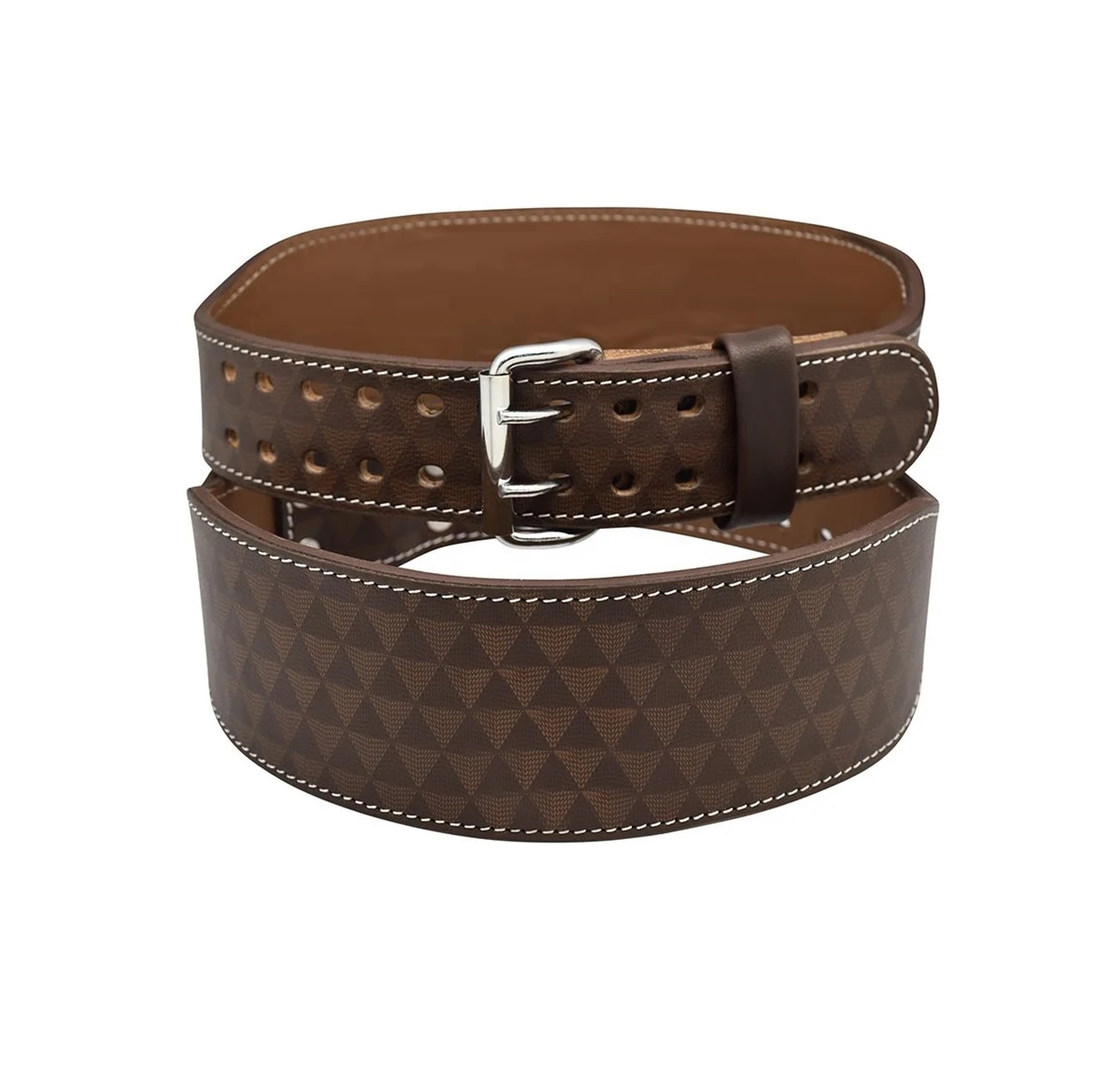 Professional Adjustable Custom Logo Cowhide Leather Support 13 MM Lever Weightlifting Low Price