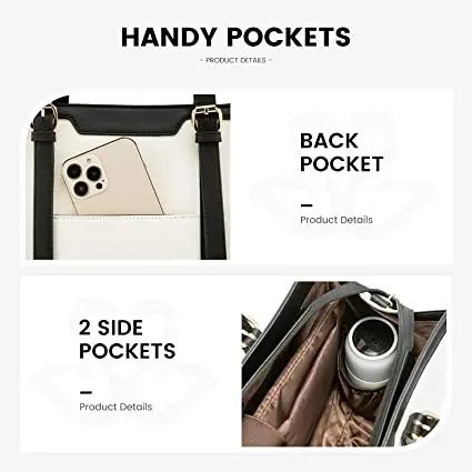 Laptop Bag for Women With Good Price Large Capacity bag with Clutch Purse for Business Work & Office Leather Bags