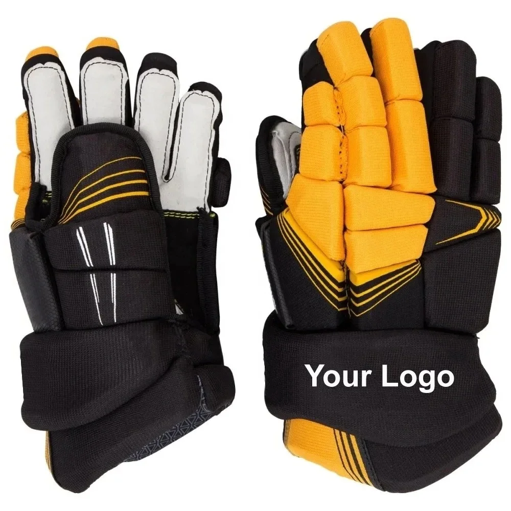 Lightweight Durable Ice Hockey Gloves Flexible And Good Sport Protective Sport Equipment Customized Logo