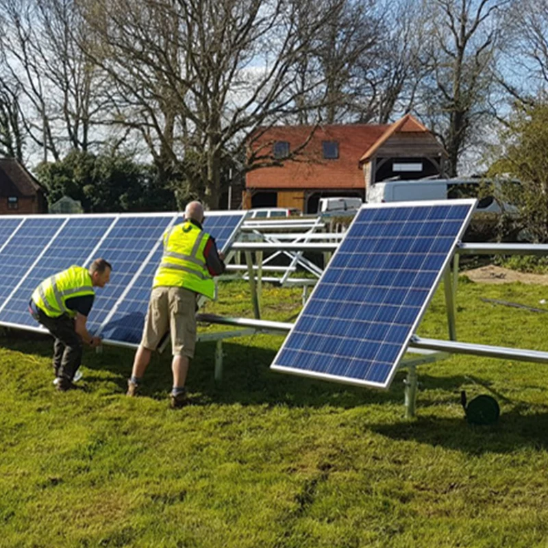 100 MW solar farm system agricultural solar panel ground mount solar photovoltaic bracket for ground system PV panels