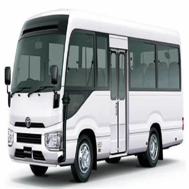 Neatly Used To yota Coaster 30 36 Seats 4.2L Diesel Manual Engine White Excellent Condition