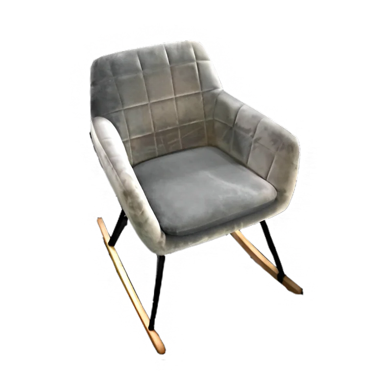 Modern velvet cover black metal legs multi colors living room chairs for leisure