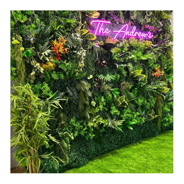 40*60cm Artificial Plant Faked Plant Wall Plastic Lawn Decorative Home Artificial Boxwood Panels Topiary Hedge