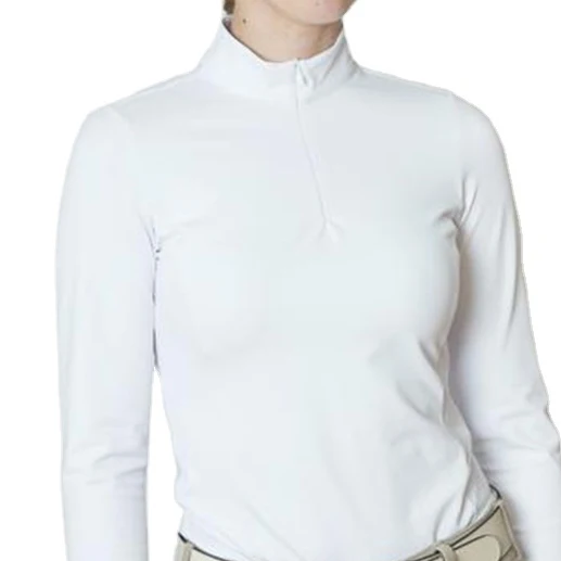 Wholesale Custom Made High Quality Equestrian Horse Riding Shirt For Women in low price