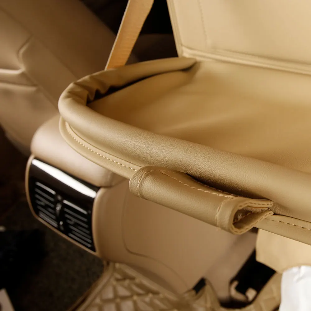 Органайзер на сиденье автомобиля, водонепроницаемый и прочный протектор, с несколькими карманами, с лотком, для хранения в автомобиле